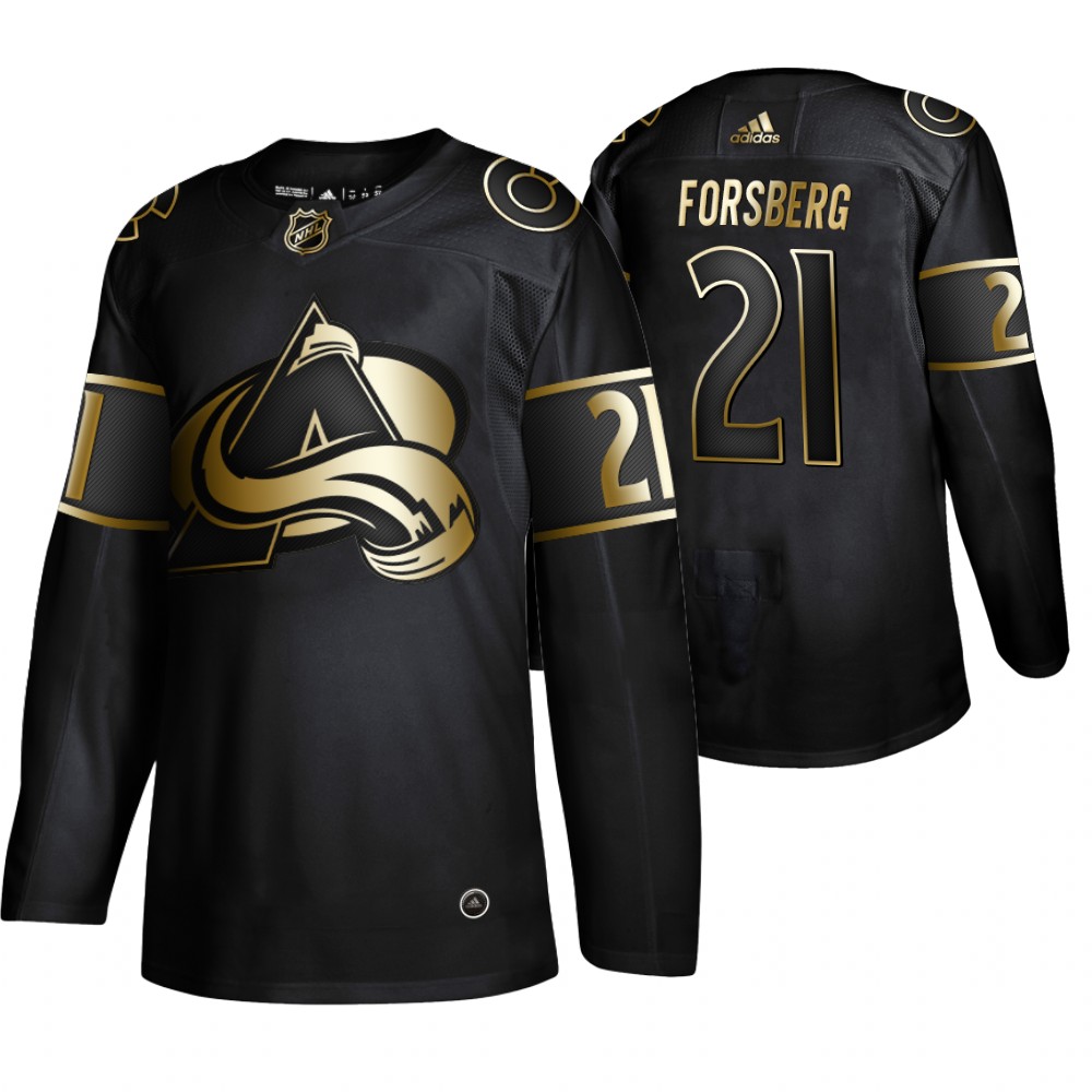 Avalanche Peter Forsberg Men's Authentic 2019 NHL Golden Edition Jersey