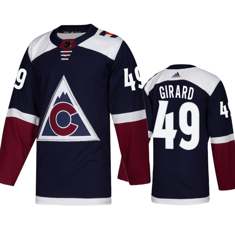 Avalanche Samuel Girard Navy Heritage Alternate Jersey