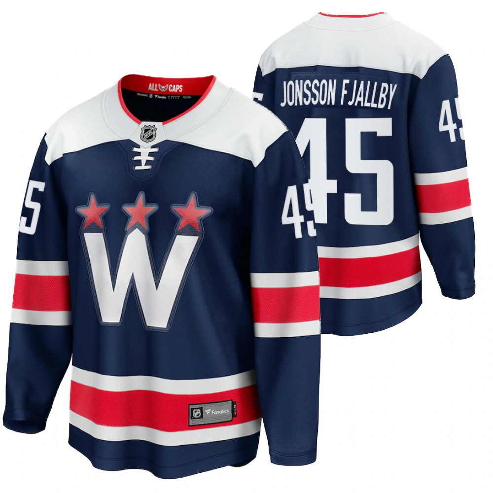 Axel Jonsson-Fjallby Jersey Washington Capitals Alternate Navy 2021-22 Men