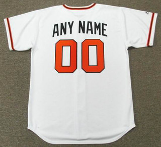 BALTIMORE ORIOLES 1966 Home Majestic Throwback Jersey Customized  Any Name & Numbers