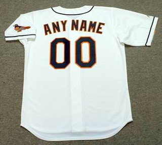 BALTIMORE ORIOLES 1990's Home Majestic Throwback Jersey Customized  Any Name & Numbers