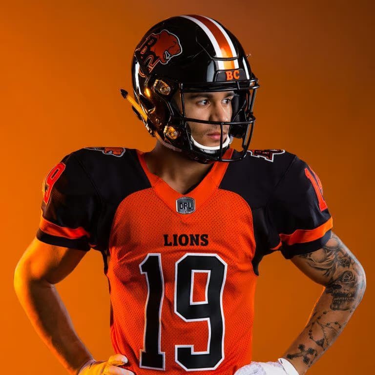 BC Lions  2026 Custom  football Jersey