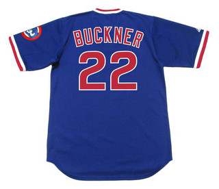 BILL BUCKNER Chicago Cubs 1983 Majestic Cooperstown Throwback Baseball Jersey