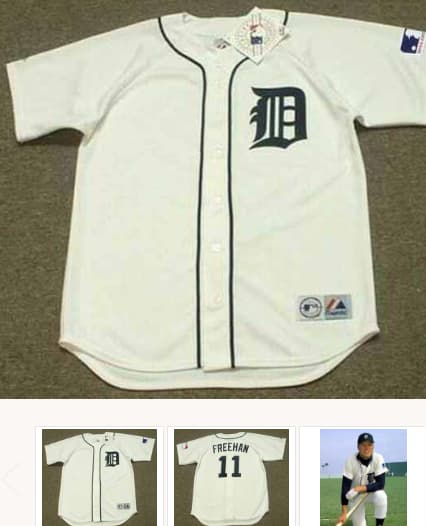 BILL FREEHAN Detroit Tigers 1969 Home Majestic Throwback Baseball Jersey