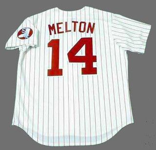 BILL MELTON Chicago White Sox 1970's Majestic Throwback Baseball Jersey