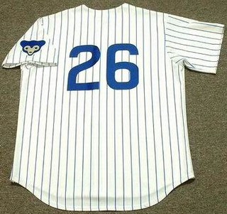 BILLY WILLIAMS Chicago Cubs 1969 Majestic Cooperstown Throwback Home Baseball Jersey