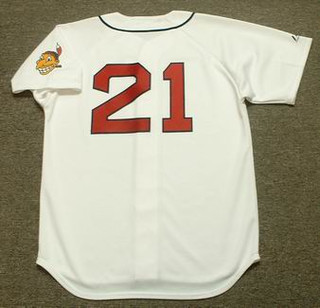 BOB LEMON Cleveland Indians 1948 Majestic Cooperstown Throwback Jersey