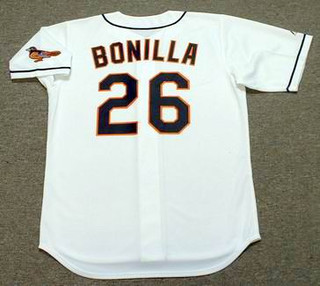 BOBBY BONILLA Baltimore Orioles 1996 Majestic Throwback Baseball Jersey