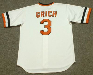 BOBBY GRICH Baltimore Orioles 1976 Majestic Cooperstown Throwback Baseball Jersey