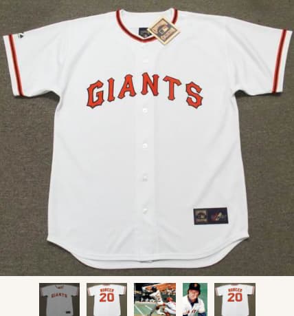 BOBBY MURCER San Francisco Giants 1976 Majestic Cooperstown Home Baseball Jersey
