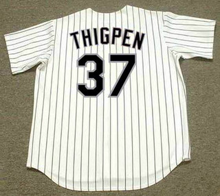 BOBBY THIGPEN Chicago White Sox 1991 Majestic Throwback Home Baseball Jersey