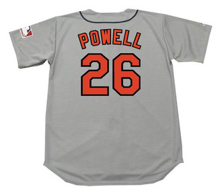 BOOG POWELL Baltimore Orioles 1969 Majestic Cooperstown Away Baseball Jersey