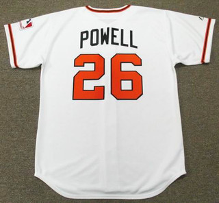 BOOG POWELL Baltimore Orioles 1969 Majestic Cooperstown Home Baseball Jersey