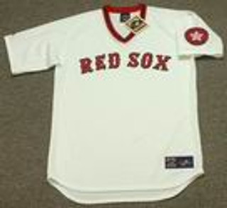 BOSTON RED SOX 1970's Majestic Cooperstown Throwback Home Jersey