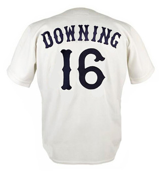 BRIAN DOWNING Chicago White Sox 1976 Home Majestic Throwback Baseball Jersey