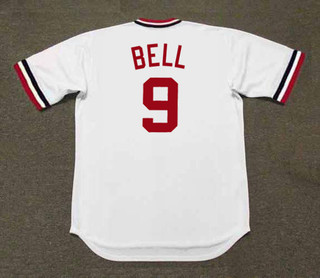 BUDDY BELL Cleveland Indians 1972 Home Majestic Throwback Baseball Jersey
