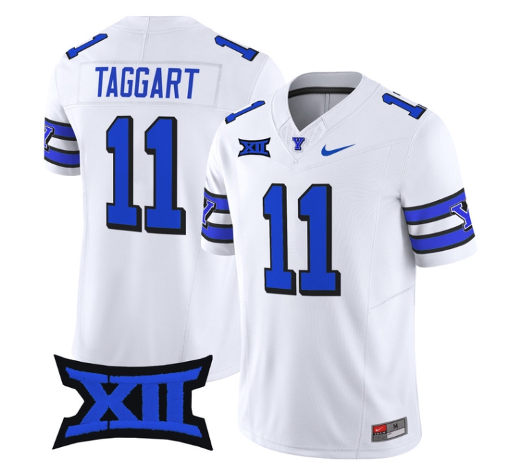 BYU Cougars 2024 Vapor Limited Football Jersey - All Stitched  1996 THROWBACK #11 HARRISON TAGGART