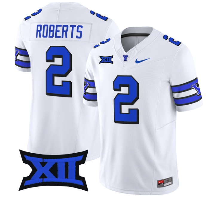BYU Cougars 2024 Vapor Limited Football Jersey - All Stitched  1996 THROWBACK #2 CHASE ROBERTS