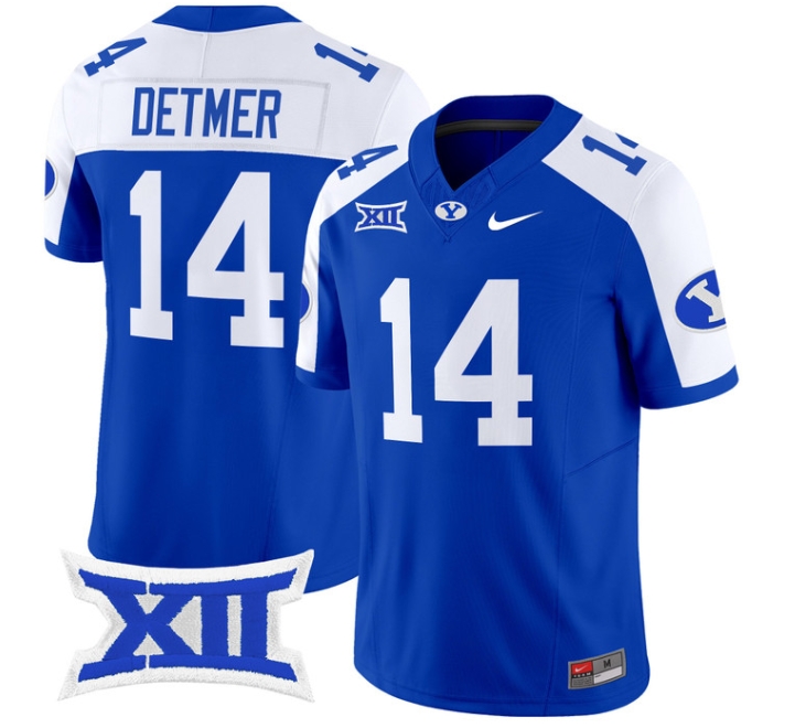 BYU Cougars 2024 Vapor Limited Football Jersey - All Stitched #14 TY DETMER