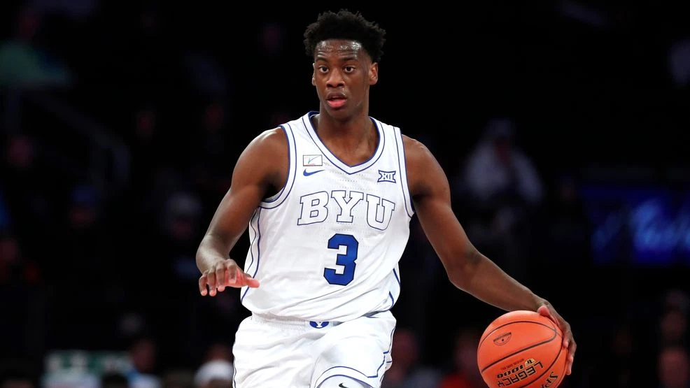 BYU Cougars College Basketball # 3 AJ Dybantsa Game Jersey