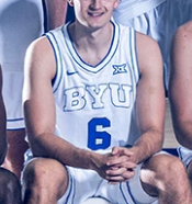 BYU Cougars College Basketball Aleksej Kosti?