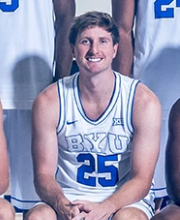 BYU Cougars College Basketball Dawson Baker