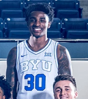 BYU Cougars College Basketball Kennard Davis Jr.