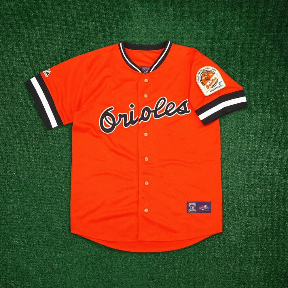 Baltimore Orioles 1984 Cooperstown Throwback Orange 30th Anniv. Men's Jersey