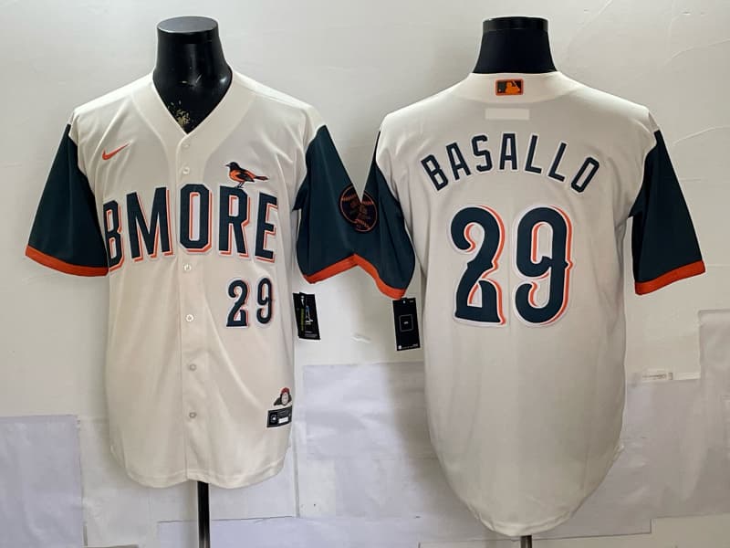 Baltimore Orioles 2026 City Connect Vapor Premier Limited Jersey - All Stitched  29 BASALLO
