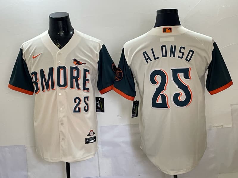 Baltimore Orioles 2026 City Connect Vapor Premier Limited Jersey - All Stitched  Pete Alonso 25