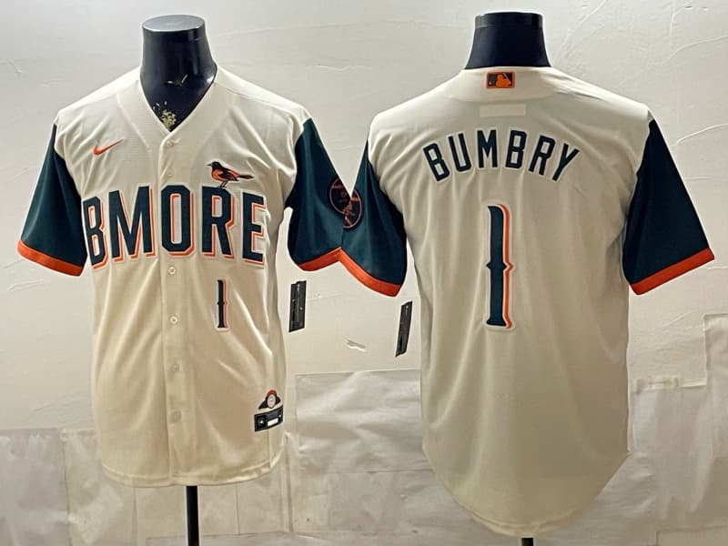 Baltimore Orioles 2026 City Connect Vapor Premier Limited Jersey - All Stitched 1 bumbry