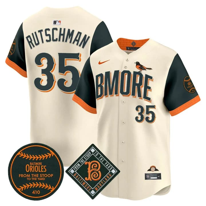 Baltimore Orioles 2026 City Connect Vapor Premier Limited Jersey - All Stitched Adley Rutschman 35