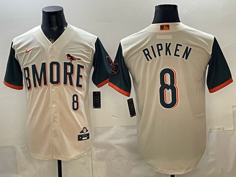 Baltimore Orioles 2026 City Connect Vapor Premier Limited Jersey - All Stitched Cal Ripken 8