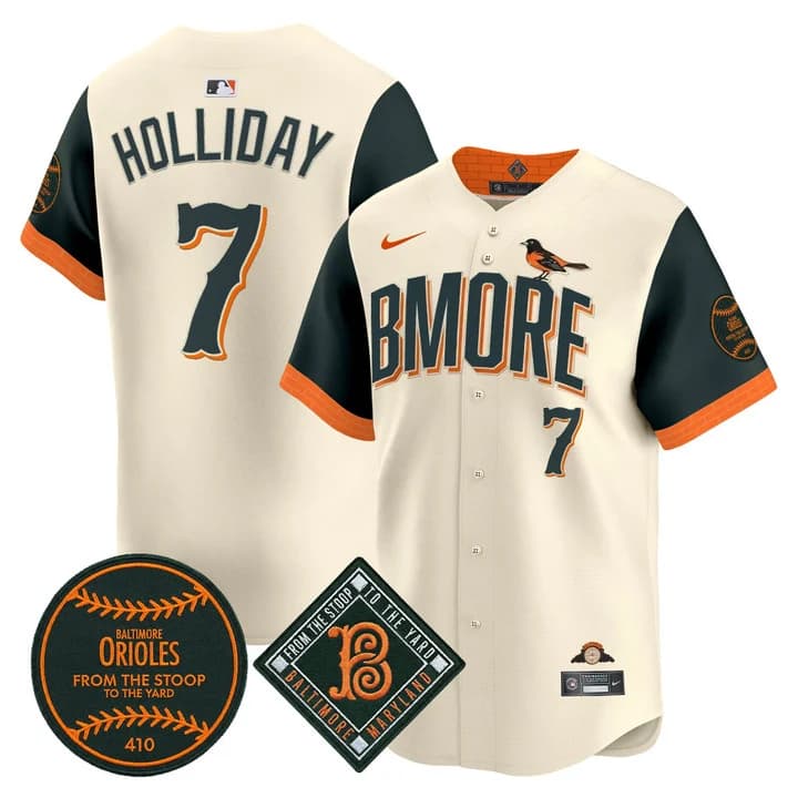 Baltimore Orioles 2026 City Connect Vapor Premier Limited Jersey - All Stitched Jackson Holliday 7