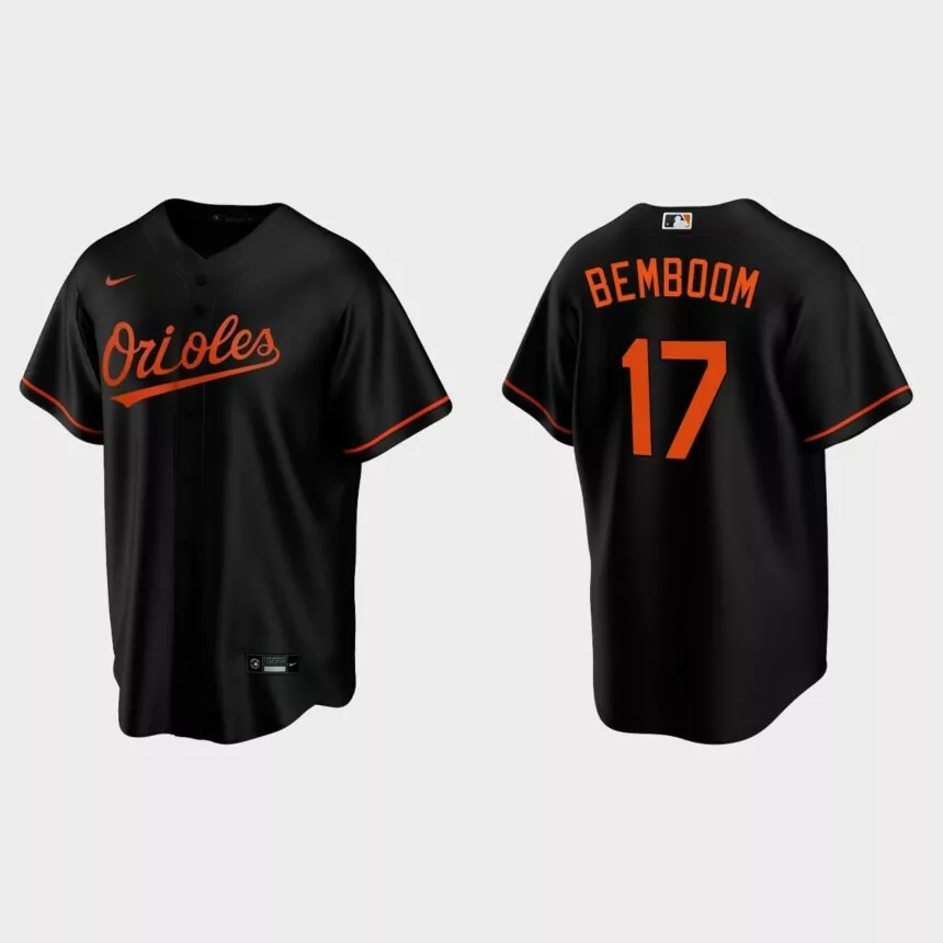 Baltimore Orioles Anthony Bemboom Replica Alternate Jersey – Black