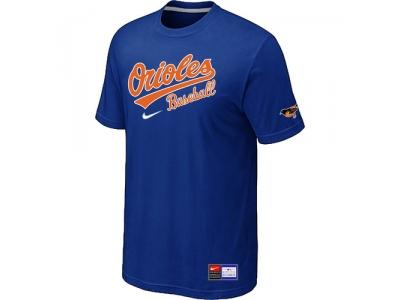 Baltimore Orioles Blue NEW Short Sleeve Practice T-Shirt