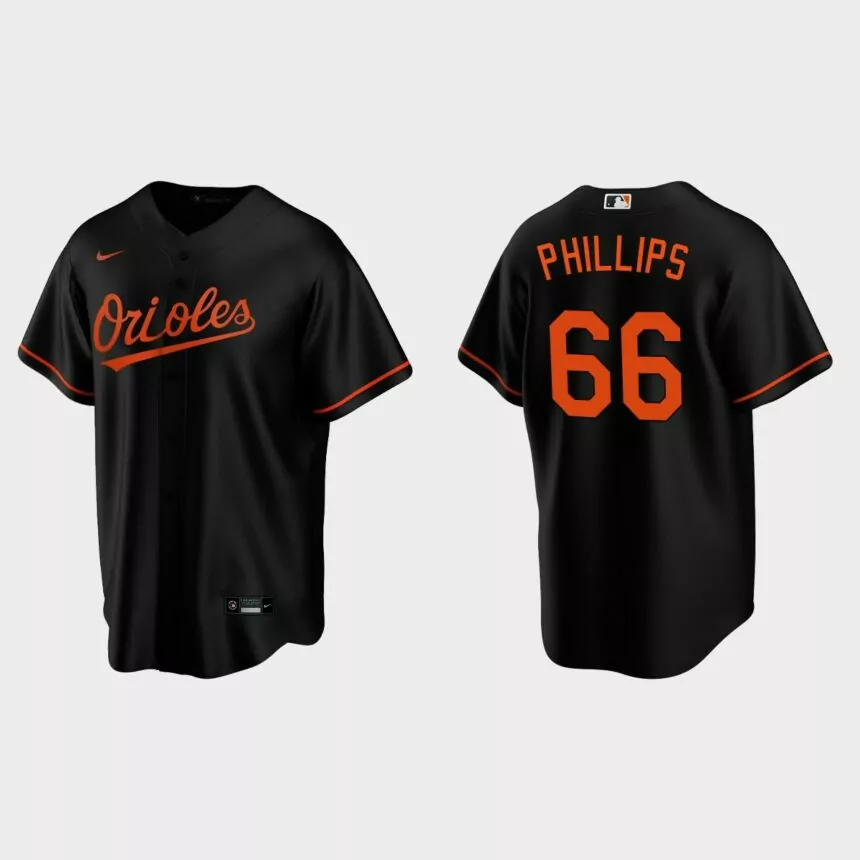 Baltimore Orioles Brett Phillips Replica Alternate Jersey – Black