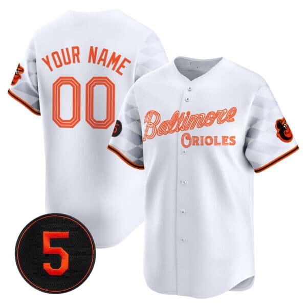 Baltimore Orioles City Light Vapor Premier Limited Custom  Jersey – All Stitched