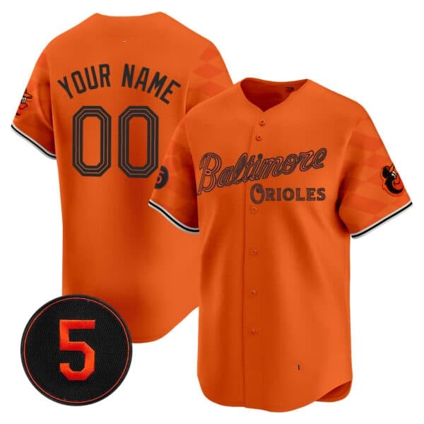 Baltimore Orioles City Light Vapor Premier Limited Custom Jersey – All   Stitched