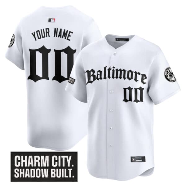 Baltimore Orioles Gothic Harbor Edition Vapor Premier Limited Custom Jersey – All Stitched
