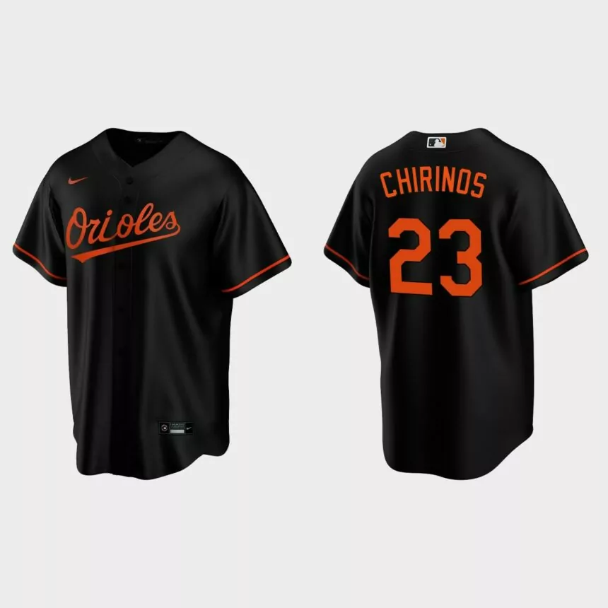 Baltimore Orioles Robinson Chirinos Replica Alternate Jersey – Black