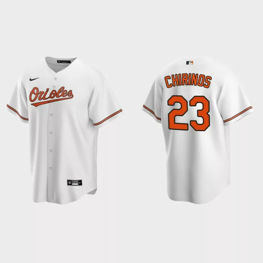 Baltimore Orioles Robinson Chirinos Replica Home Jersey – White