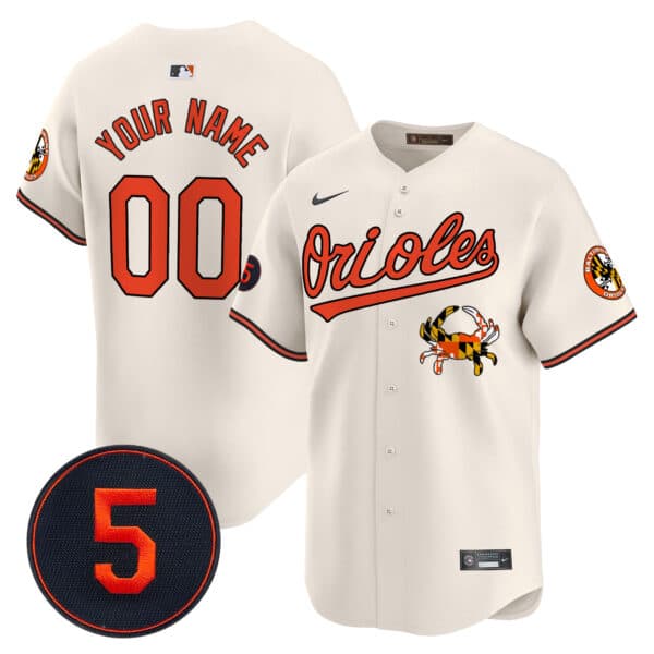 Baltimore Orioles Robinson Patch Vapor Premier Limited   Custom Jersey V9 – All Stitched