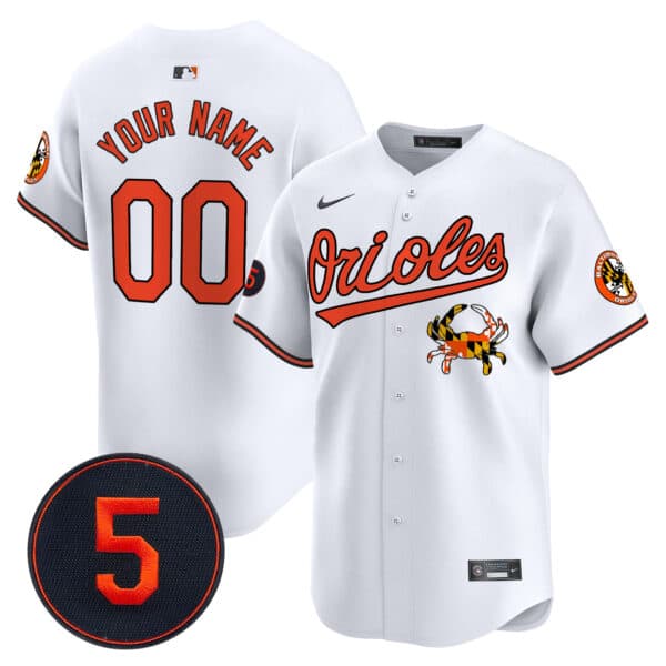 Baltimore Orioles Robinson Patch Vapor Premier Limited Custom Jersey  V9 – All Stitched