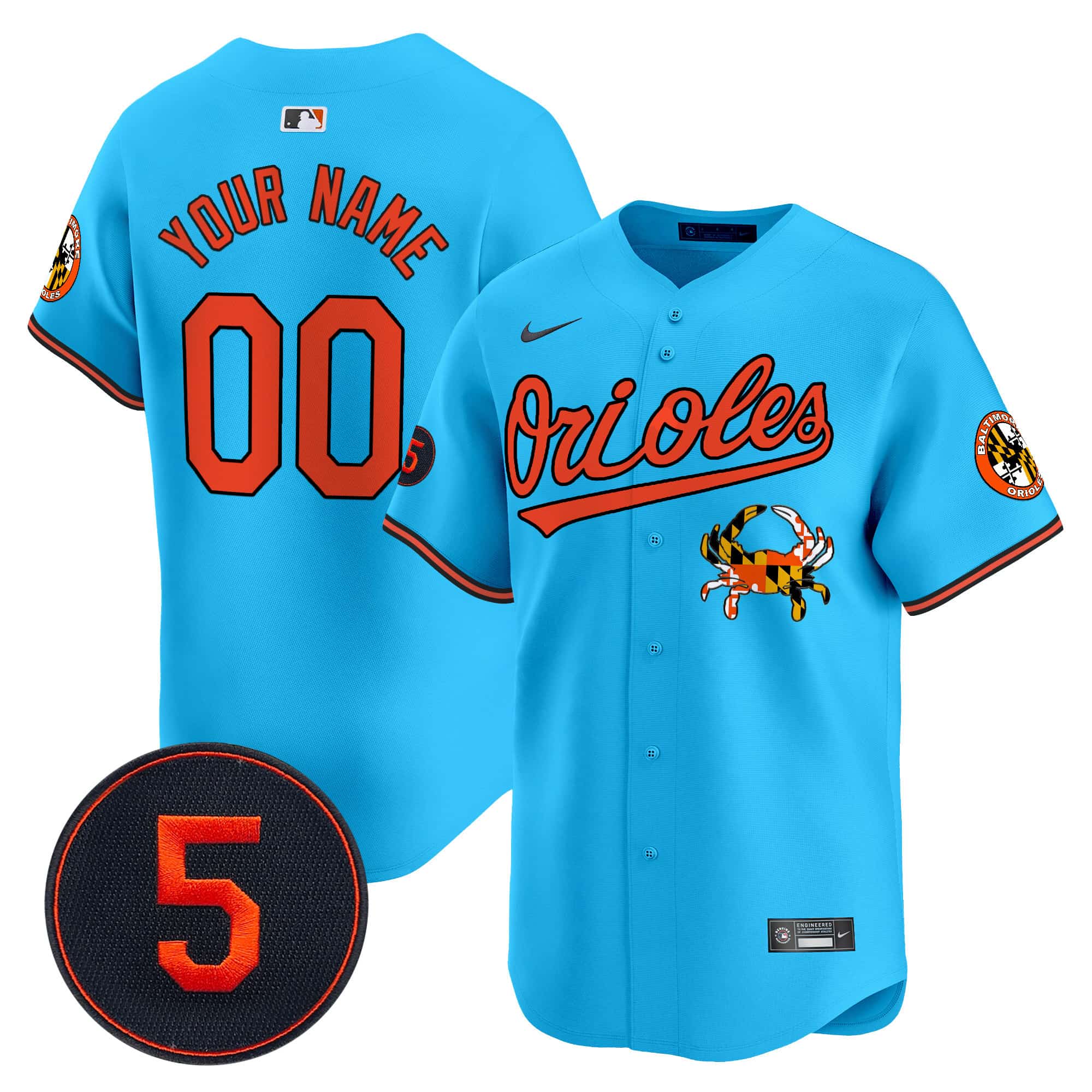 Baltimore Orioles Robinson Patch Vapor Premier Limited Custom Jersey V9 – All Stitched