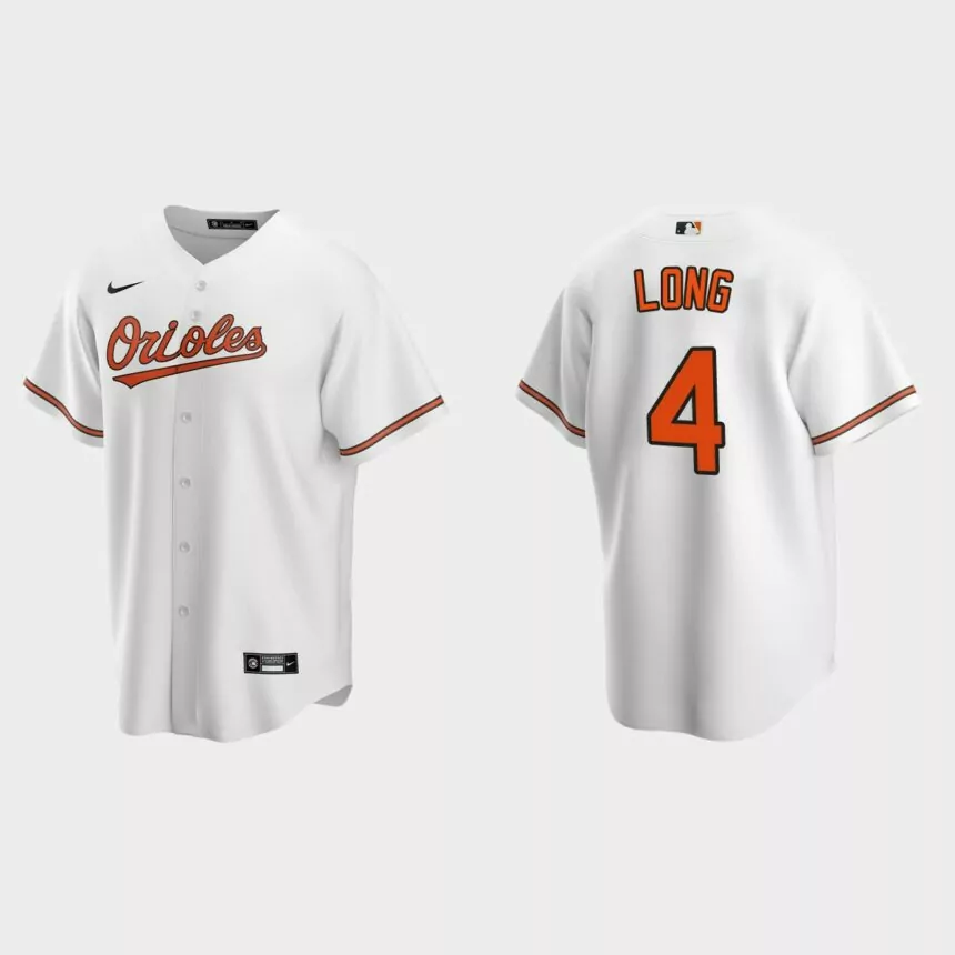 Baltimore Orioles Shed Long Jr. Replica Home Jersey – White
