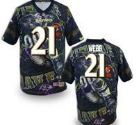 Baltimore Ravens #21 Webb Men's Stitched NFL Elite Fanatical Version Jersey (10)