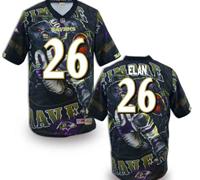 Baltimore Ravens #26 Elan Men's Stitched NFL Elite Fanatical Version Jersey (10)