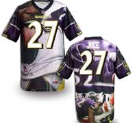 Baltimore Ravens #27 Rice Men's Stitched NFL Elite Fanatical Version Jersey (3)