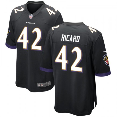 Baltimore Ravens #42 Patrick Ricard Black Vapor Untouchable Limited Jersey